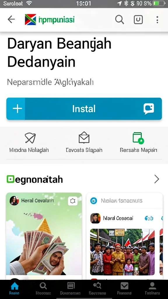 duren777 - Tampilan antarmuka yang menarik dan mudah digunakan.