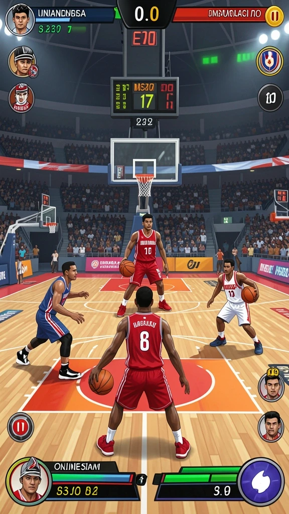 rsngame - Screenshot menampilkan karakter utama dalam aksi bertarung.